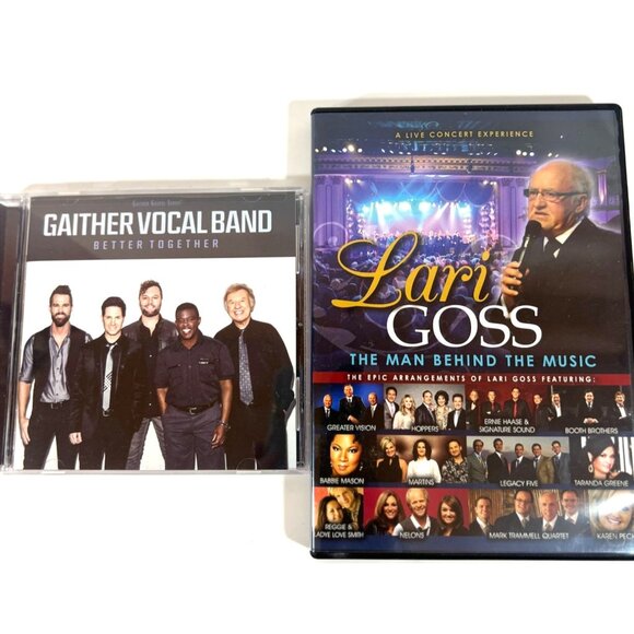 Gaither Vocal Band: Better Together CD & Lari Goss The Man Behind The Music DVD - Picture 2 of 2